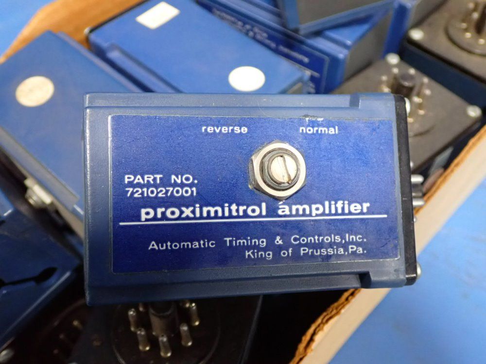 Automatic Timing & Controls Proximitrol Amplifier Lot