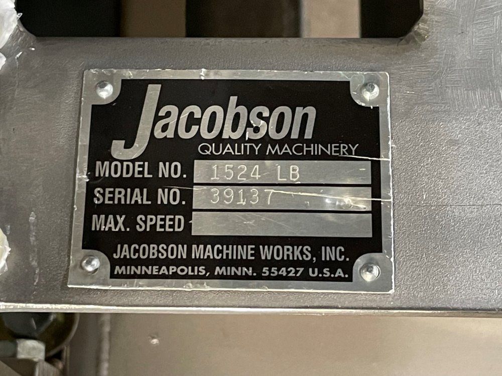 Jacobsen Jacobson Dual Shaft Lump Breaker, Model 1524lb, 10 Hp - 1524lb