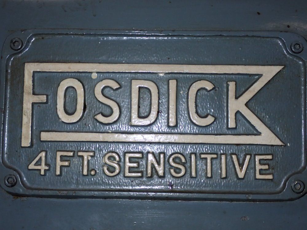 Fosdick Radial Arm Drill