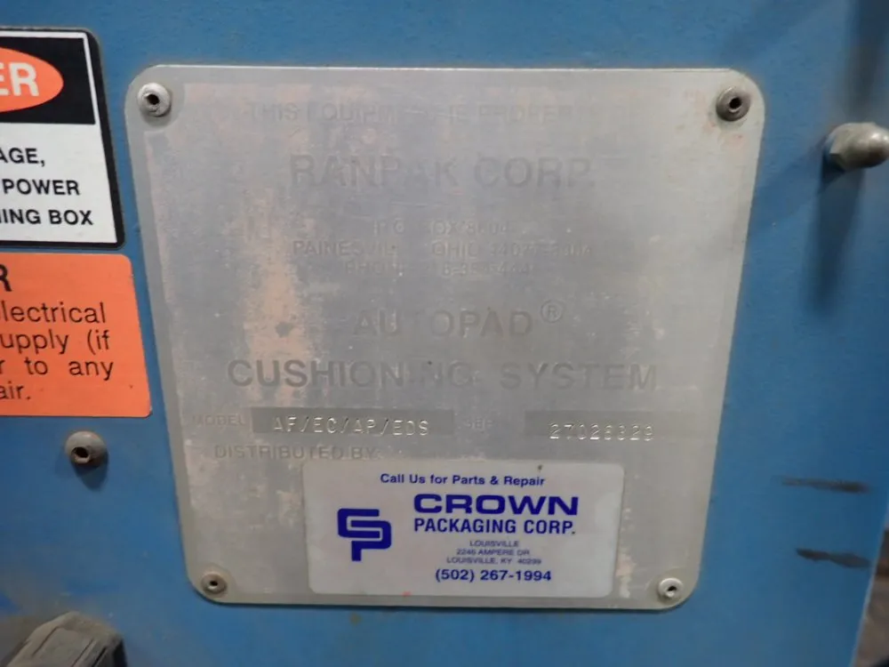 Ranpak Cushioning System - Af/ec/ap/eds