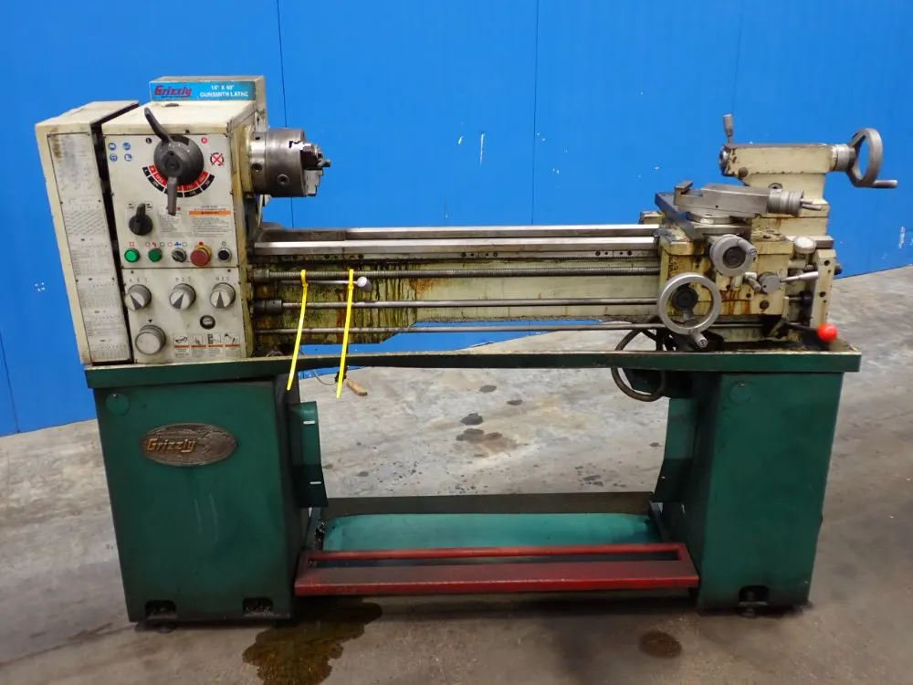 Grizzly 14" Swing, 40" Centers, 8spd, 70-2000rpm Gunsmith Lathe - G0709