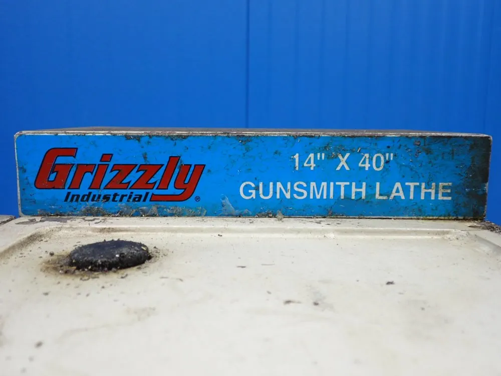 Grizzly 14" Swing, 40" Centers, 8spd, 70-2000rpm Gunsmith Lathe - G0709
