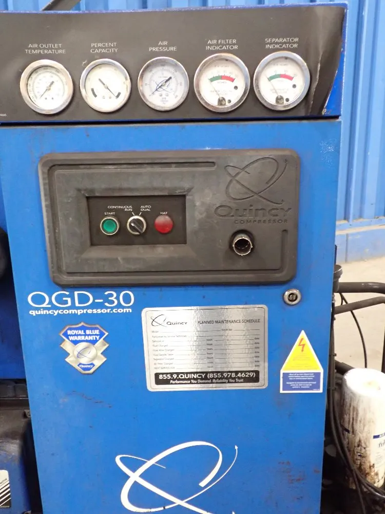 Quincy Air Compressor - Qdg-30