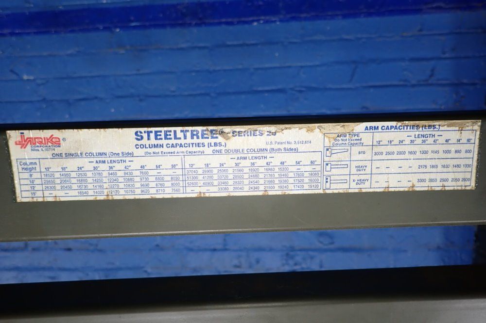 Steeltree 49" X 43 1/2' Cantilever Racks