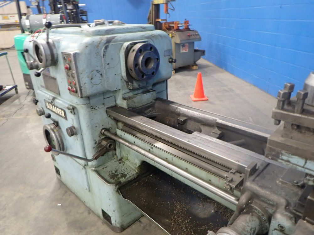 Schaerer Lathe Wsteadyrest  2 Chucks