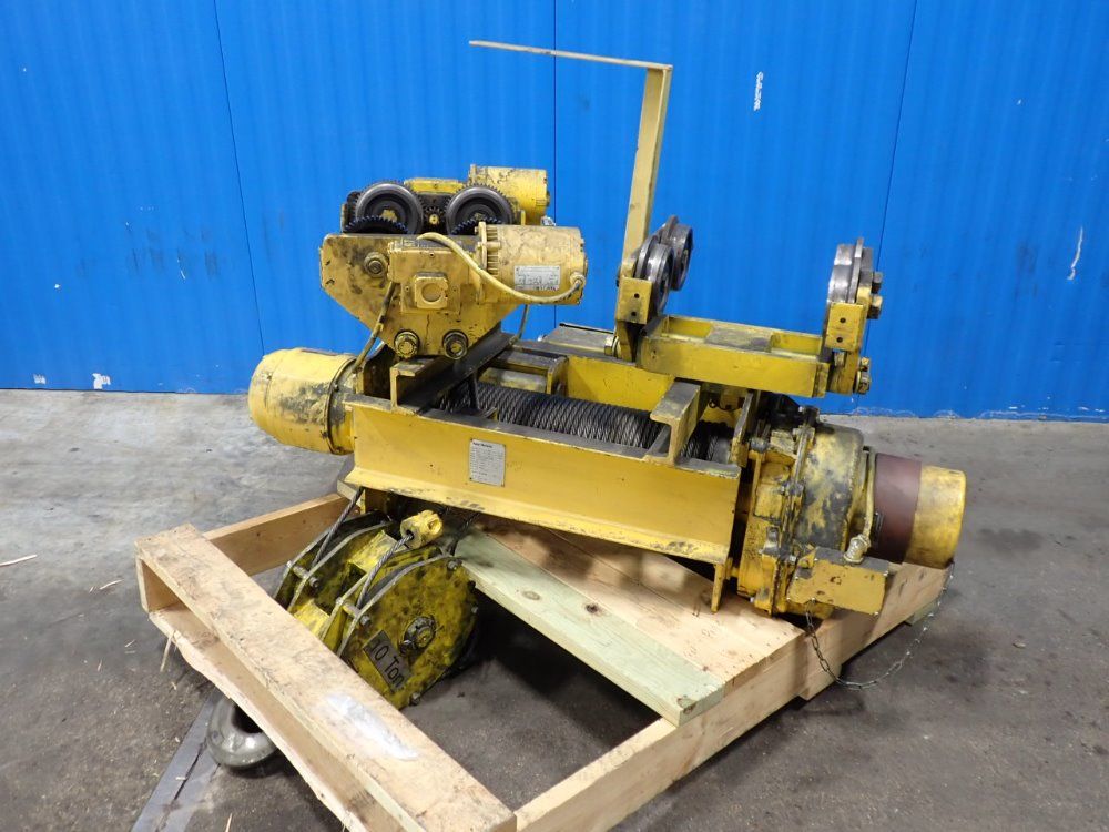 Yale 10 Ton, 14fpm 10 Ton Electric Hoist - Cew10x28rt14s4