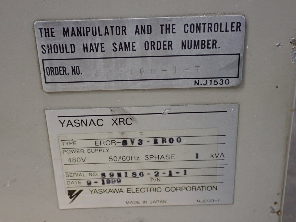 Yaskawa 480v Control Panel - Xrc Sv3x