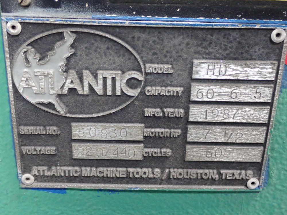 Atlantic 60 Ton, 5' Working Length Press Brake - Hd