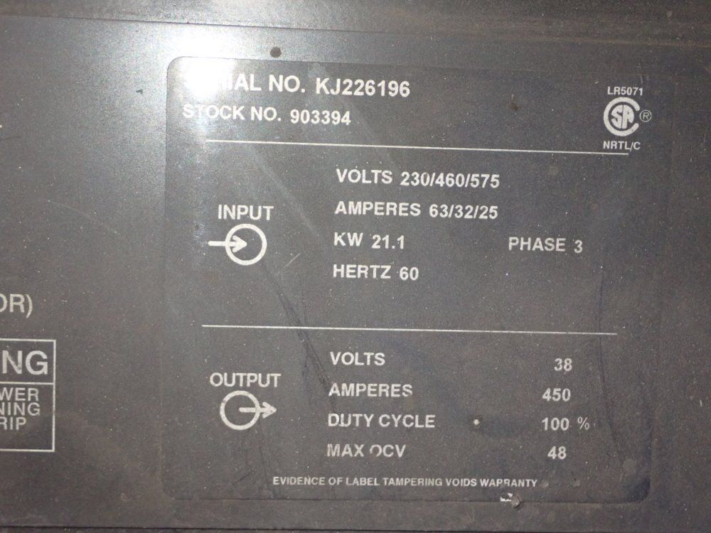 Miller 450 Amps Deltaweld 452 Welder - Deltaweld 452