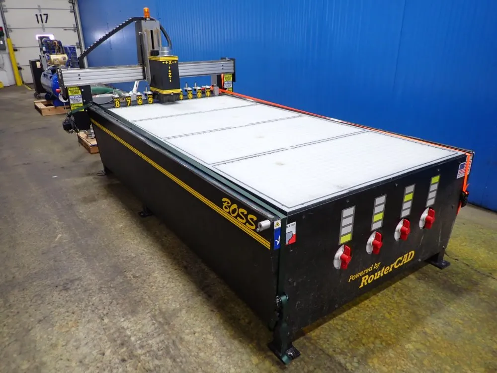 Ez Router 120" X 60" Table, 8 Tool Holder Cnc Router - Bs5x10atc