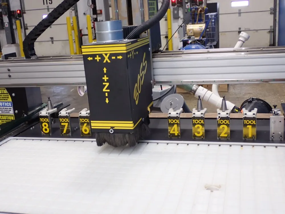 Ez Router 120" X 60" Table, 8 Tool Holder Cnc Router - Bs5x10atc