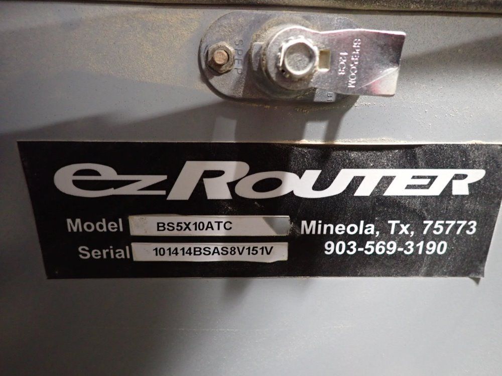 Ez Router 120" X 60" Table, 8 Tool Holder Cnc Router - Bs5x10atc