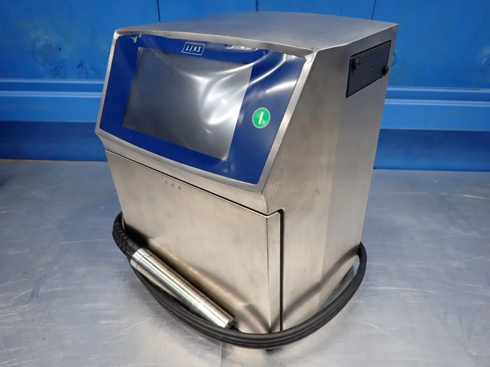 Linx .07"-.78" Character Height, 5 Lines, 484fpm 2-line High Speed Continuous Inkjet Printer - 8920 Ip55