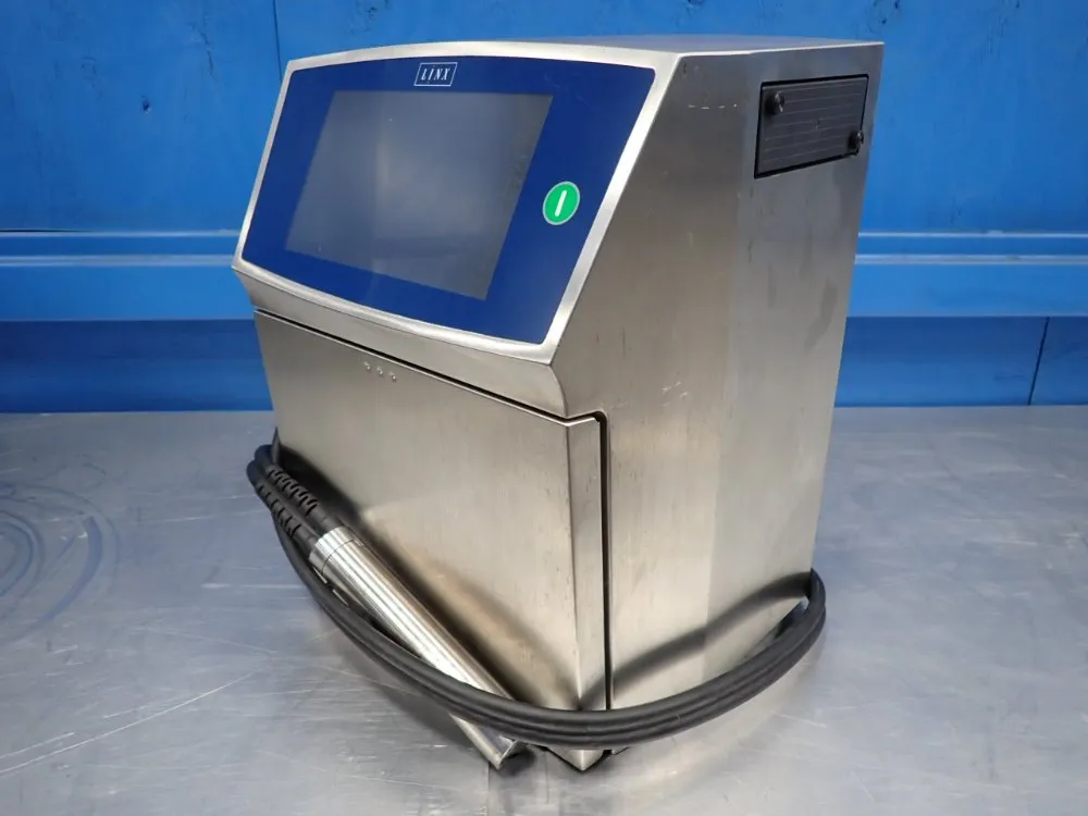 Linx .07"-.78" Character Height, 5 Lines, 484fpm 2-line High Speed Continuous Inkjet Printer - 8920 Ip55