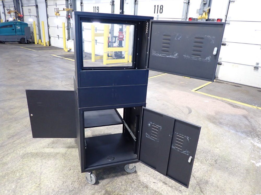 Global Industrial Mobile Lcd Computer Cabinet