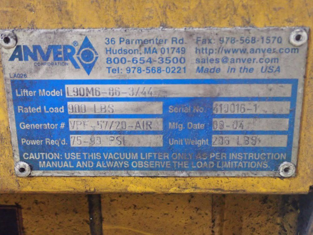 Anver 900 Lbs Lift - L90m6-86-3/44