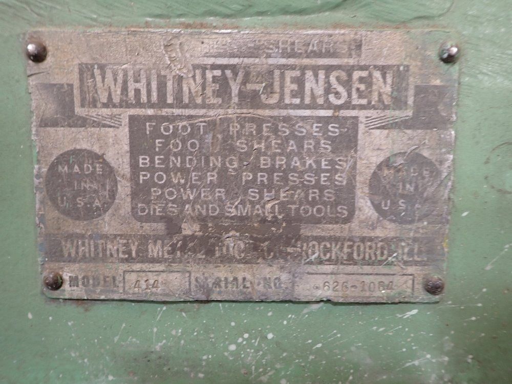 Whitney-jensen 4' 14 Ga Hand Brake - 414