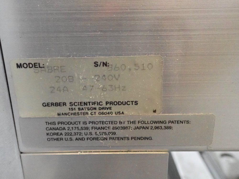 Gerber 4' X 8' Cnc Router - Sabre 408