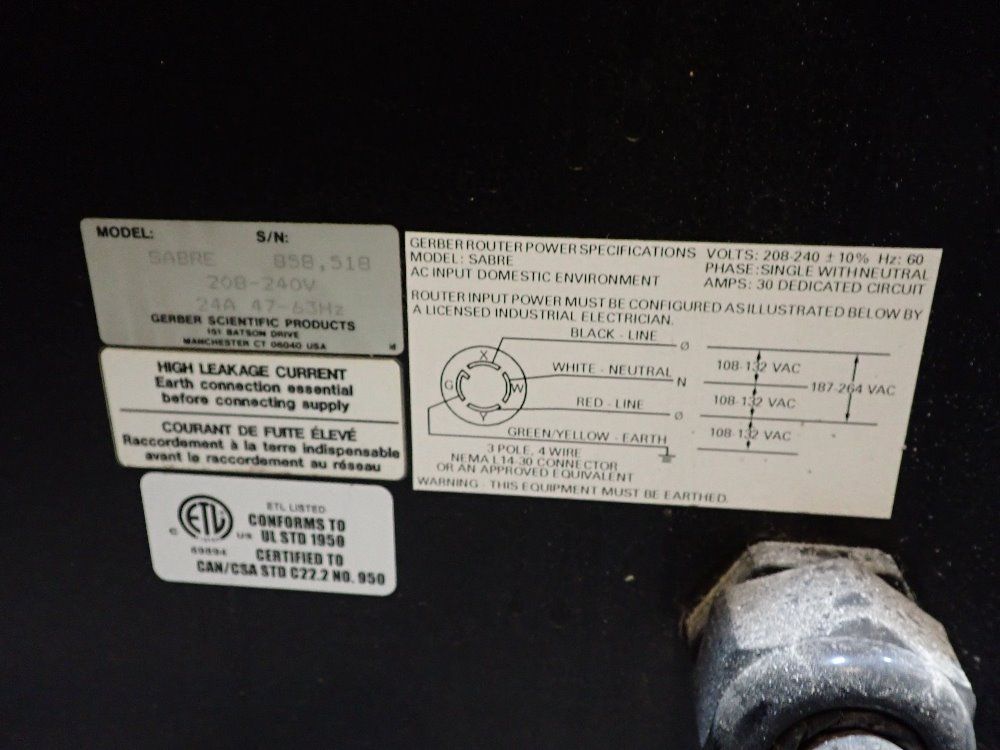 Gerber 4' X 8' Cnc Router - Sabre 408