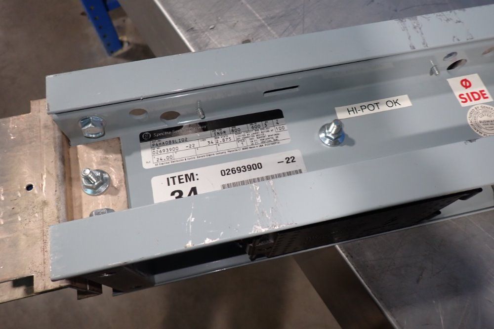 General Electric 800a/600 V Bus Way - P4ha08sli02