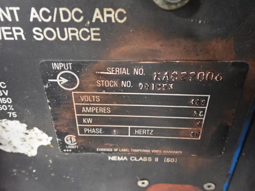 Jasper 6 Kw Welder - Econo Twin Hf