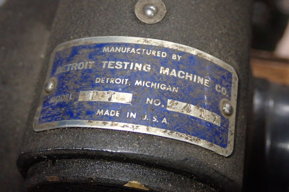 Detroit Testing Machine Co Tensile Pull Tester - Pt
