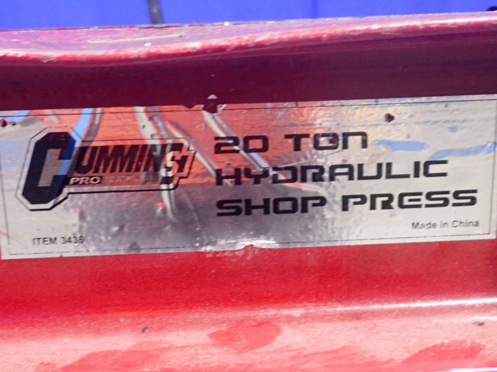 Cummins 20 Ton H-frame Press