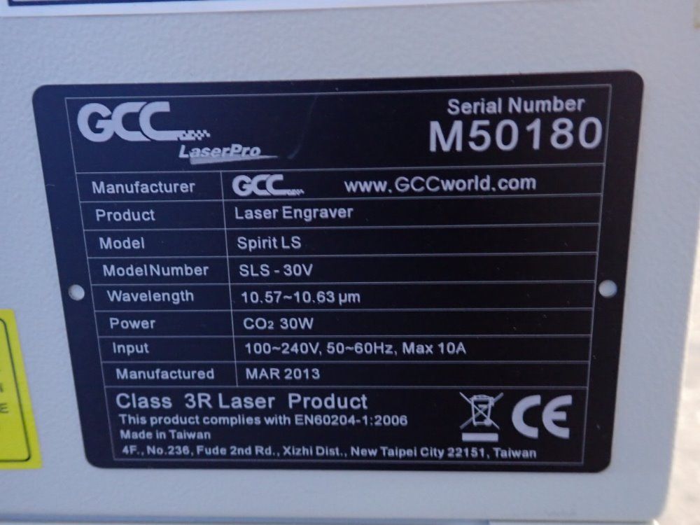 Gcc 31" X 21" Laser Engraver - Spirit Ls/sls-30v