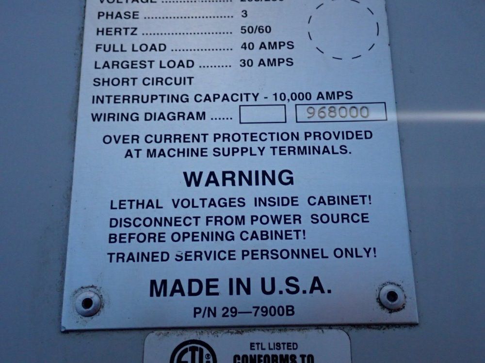 Haas 48" X 18" Cnc Vmc - Vf3b