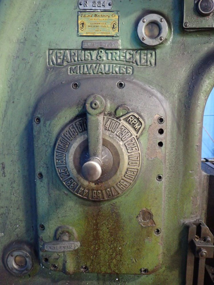 Kearney & Trecker 40"x8" Vertical Mill