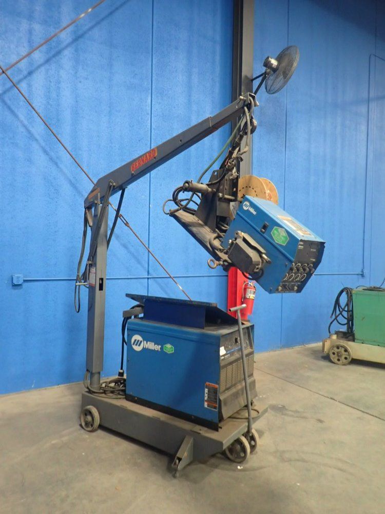 Miller 450 A Cv/dc Welder & Welding Boom - Deltaweld 452