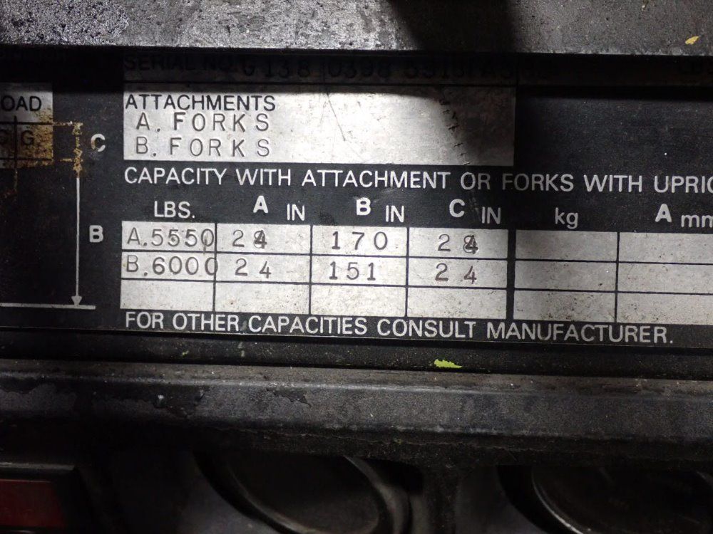 Clark 6000lbs Propane Forklift