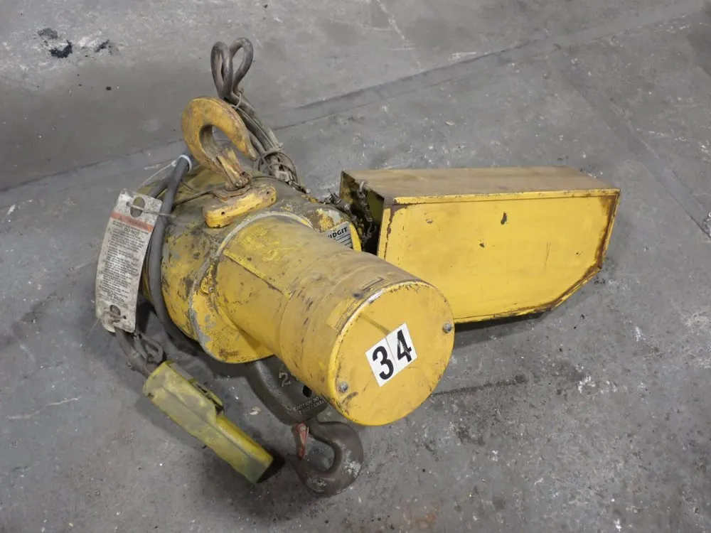 Budgit 1 1/3hp 4000lb 2ton Chain Hoist - 115853-27