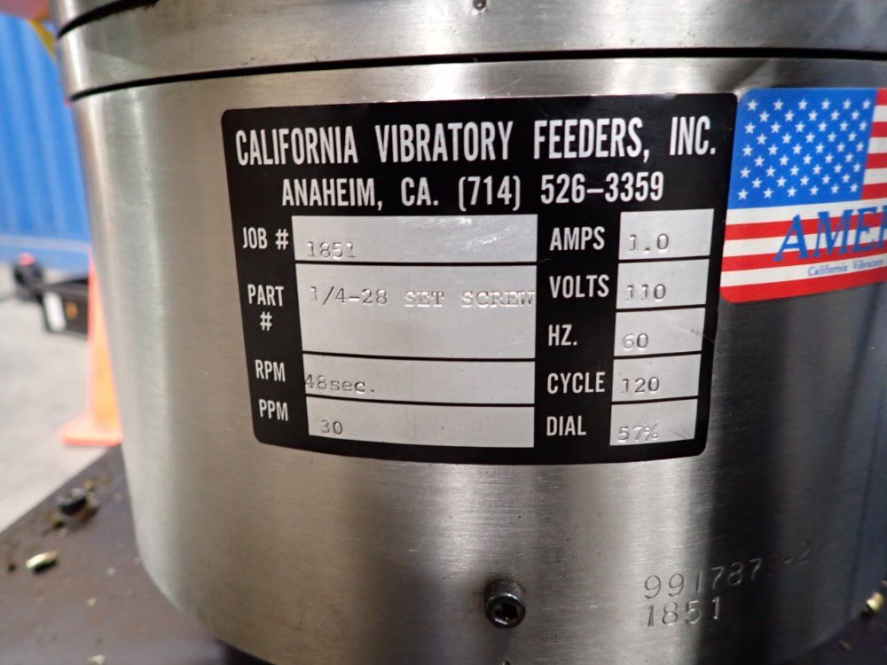 Carlson Engineer 12" Vibratory Bowl