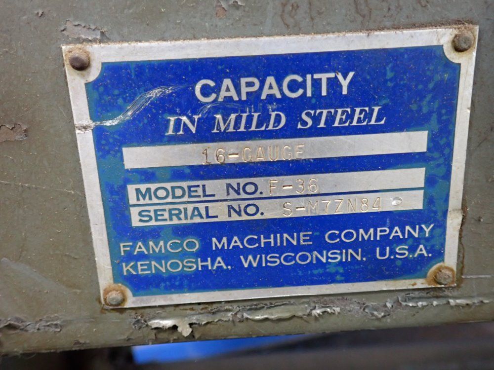 Famco 16 Ga X 37" Shear - F-36