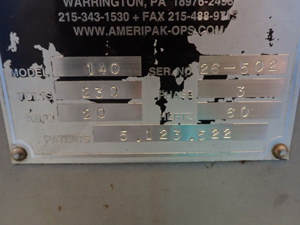 Ameripak 20a Flow Wrapper