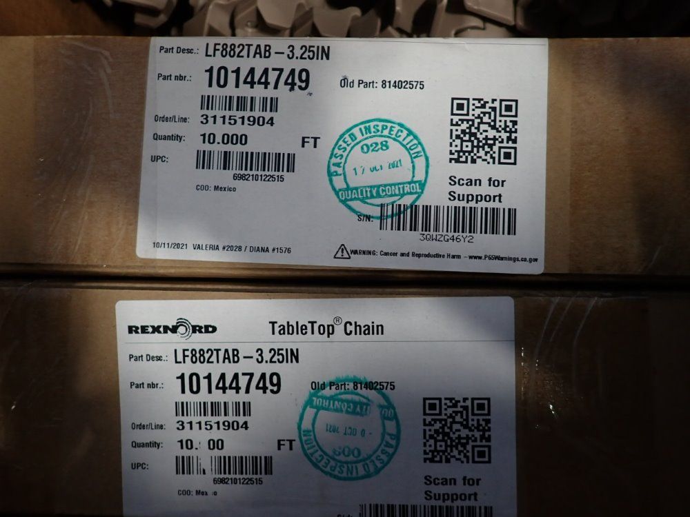 Rexnord Conveyor Tracking