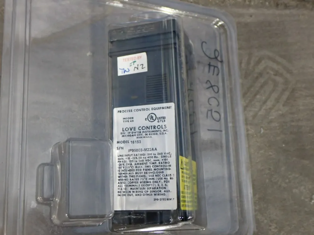 Love Controls Process Control Equipment - 16153
