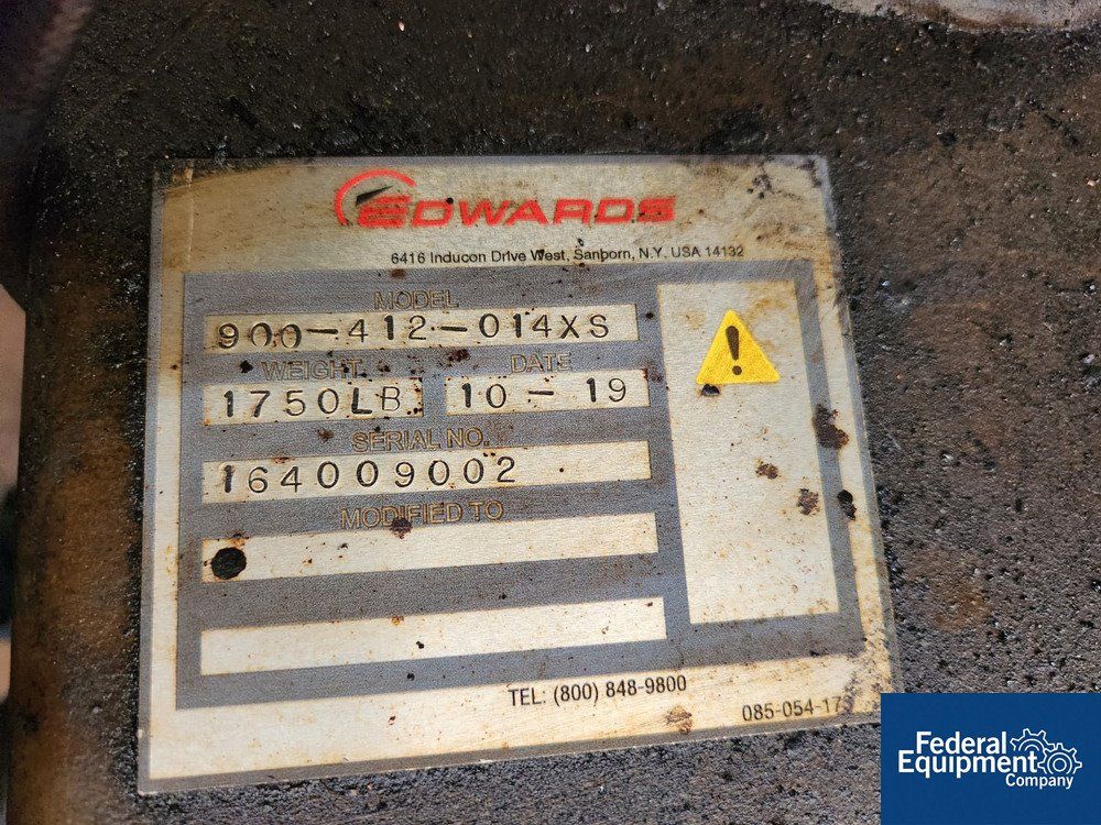 Edwards 10 Hp Vacuum Pump - 900-412-014xs