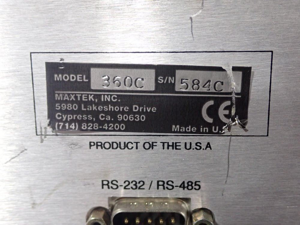 Maxtek Deposition Controller - Mdc-360c