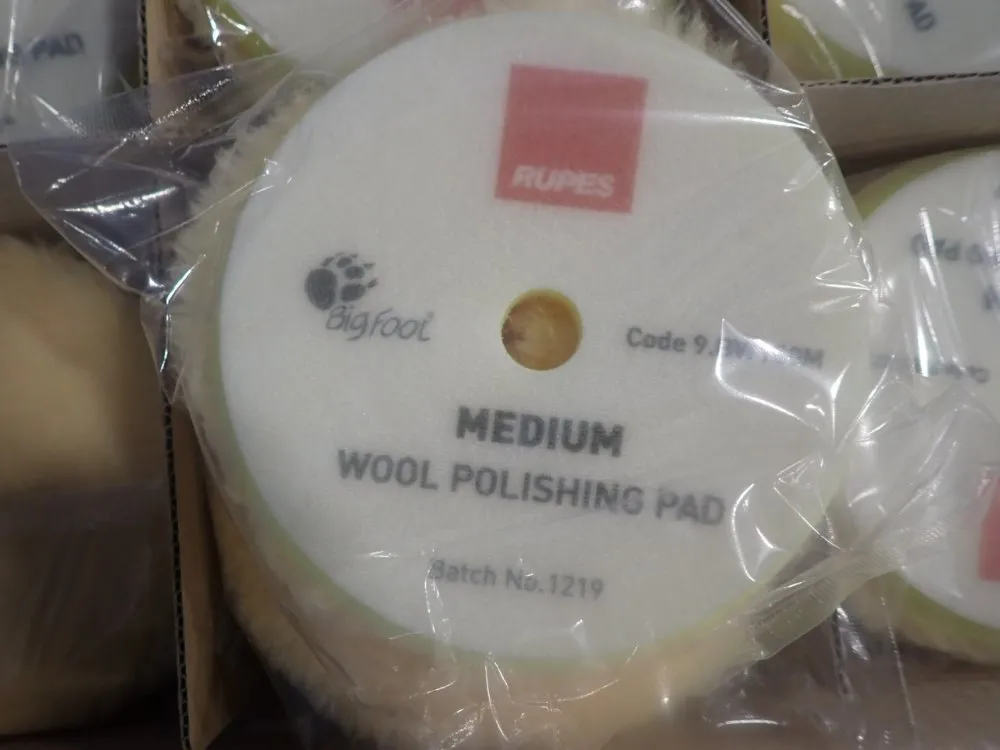 Rupes Medium Wool Polishing Pads