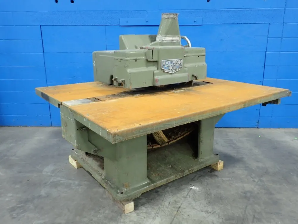 Mattison Machine Works 76"x54"-table Rip Saw - 404