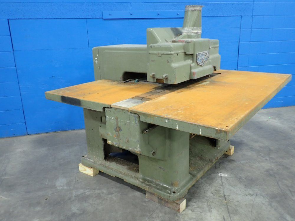 Mattison Machine Works 76"x54"-table Rip Saw - 404