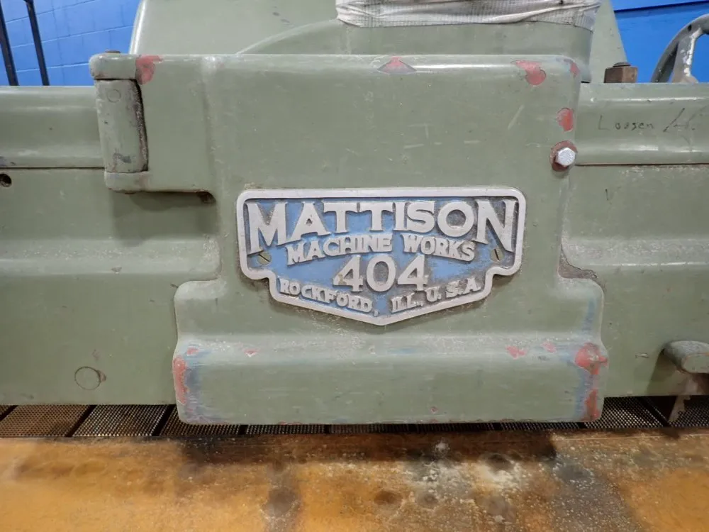 Mattison Machine Works 76"x54"-table Rip Saw - 404