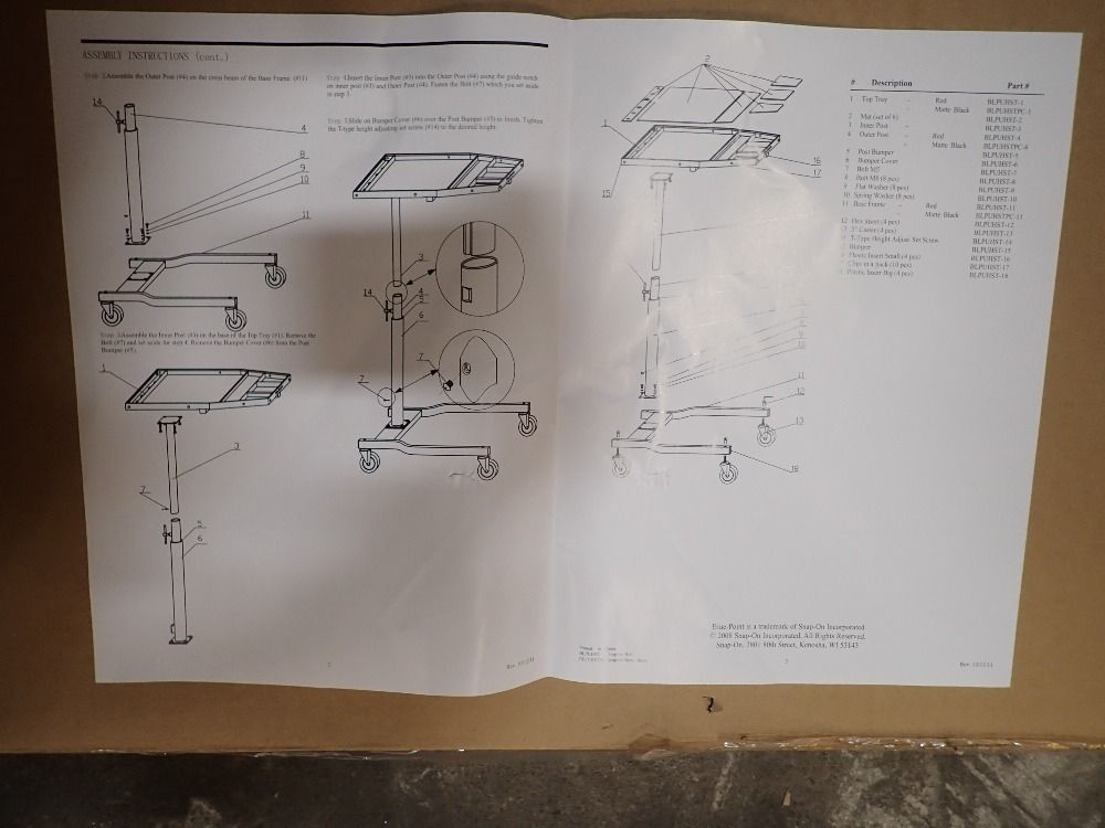 Blue-point Underhood Service Tray