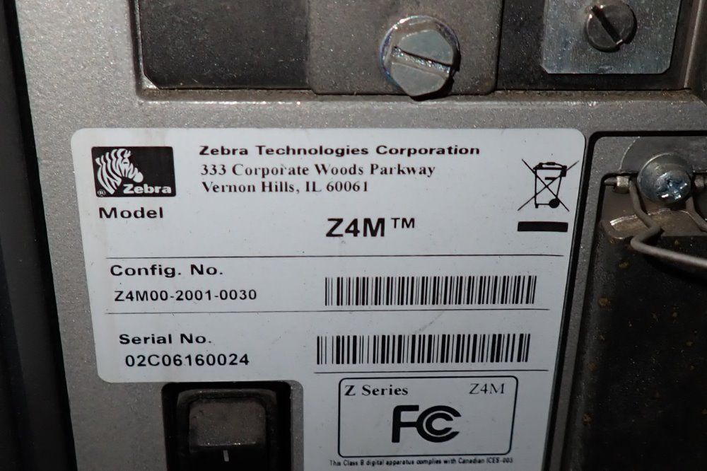 Zebra Label Printer - Zm4