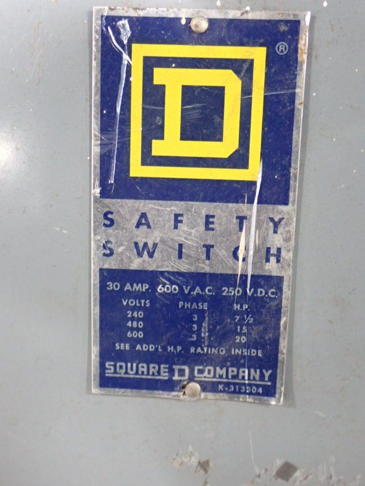 Square D Co Safety Switch