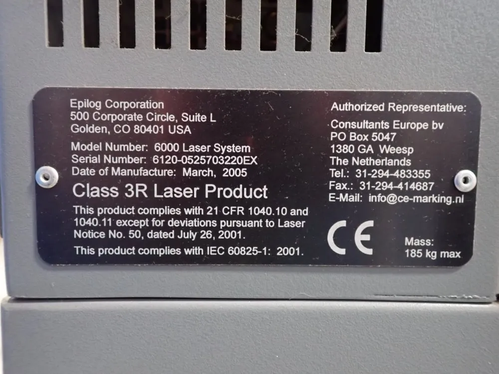 Epilog 32" X 20" Engraving Area, 120w Laser Engraver - Legend 32ex