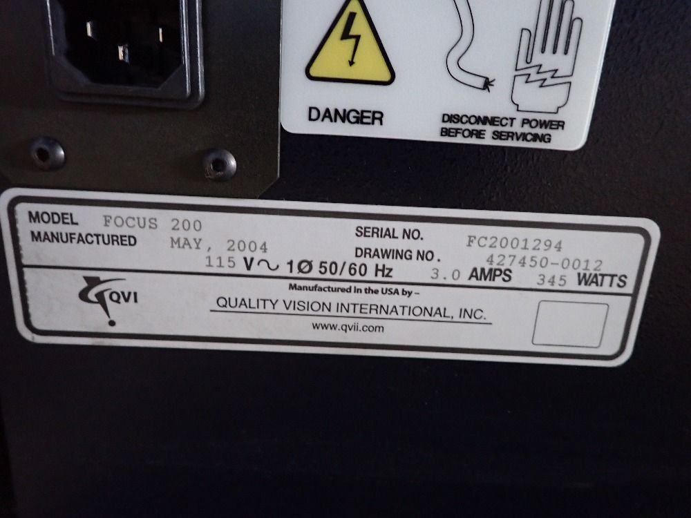Ogp 3.0a Optical Comparator - Focus 200
