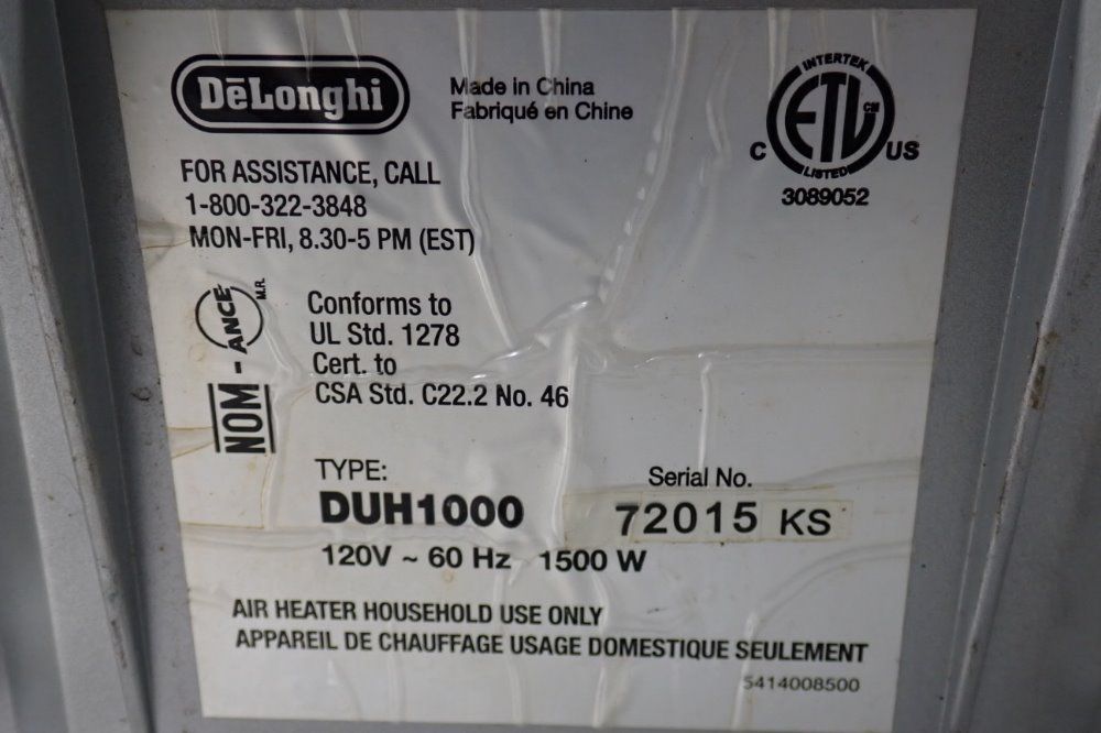 Delonghi Heater - Duh1000
